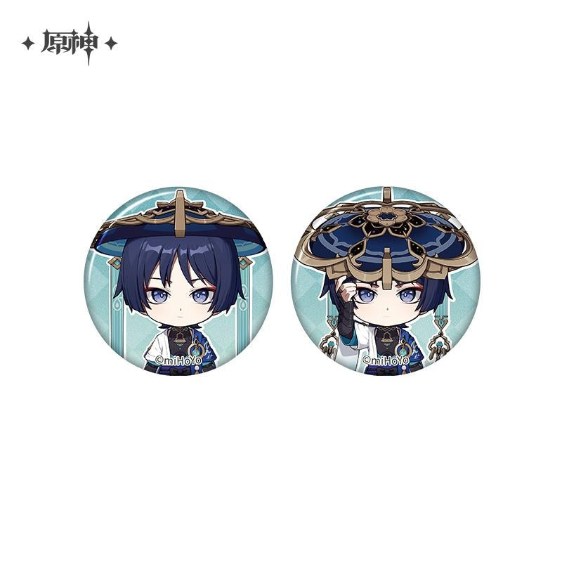 miHoYo Genshin Impact Capturing the Good Times Mini Badge Set