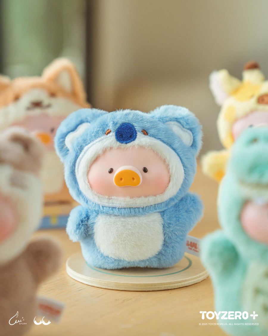 ToyZeroPlus x Lulu The Piggy "Animal Party Puppet" Show PVC Face Plush Keychain