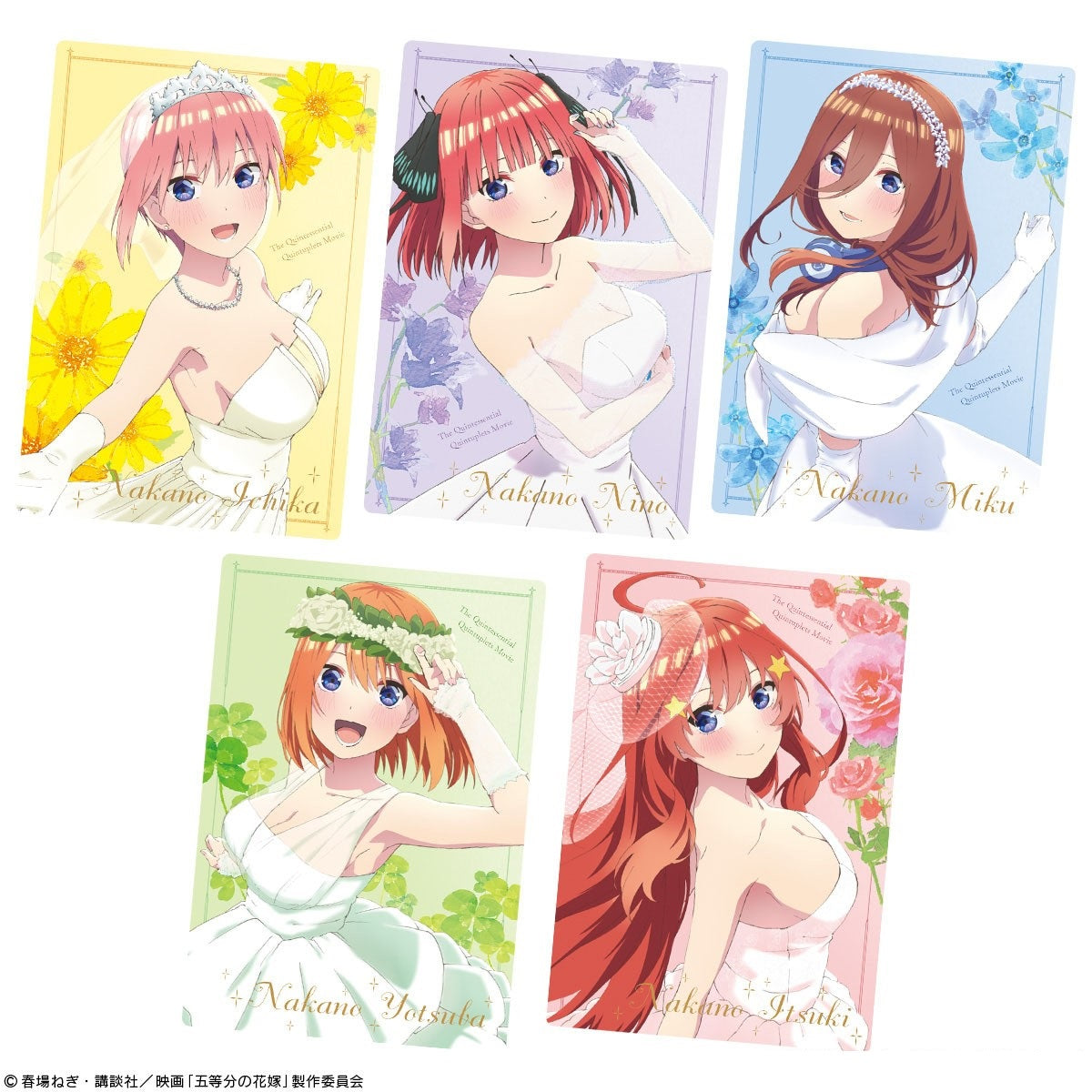 The Quintessential Quintuplets Metallic Card Wafer Vol.2