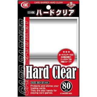 KMC Sleeve Card Barrier Clear - Standard Hard