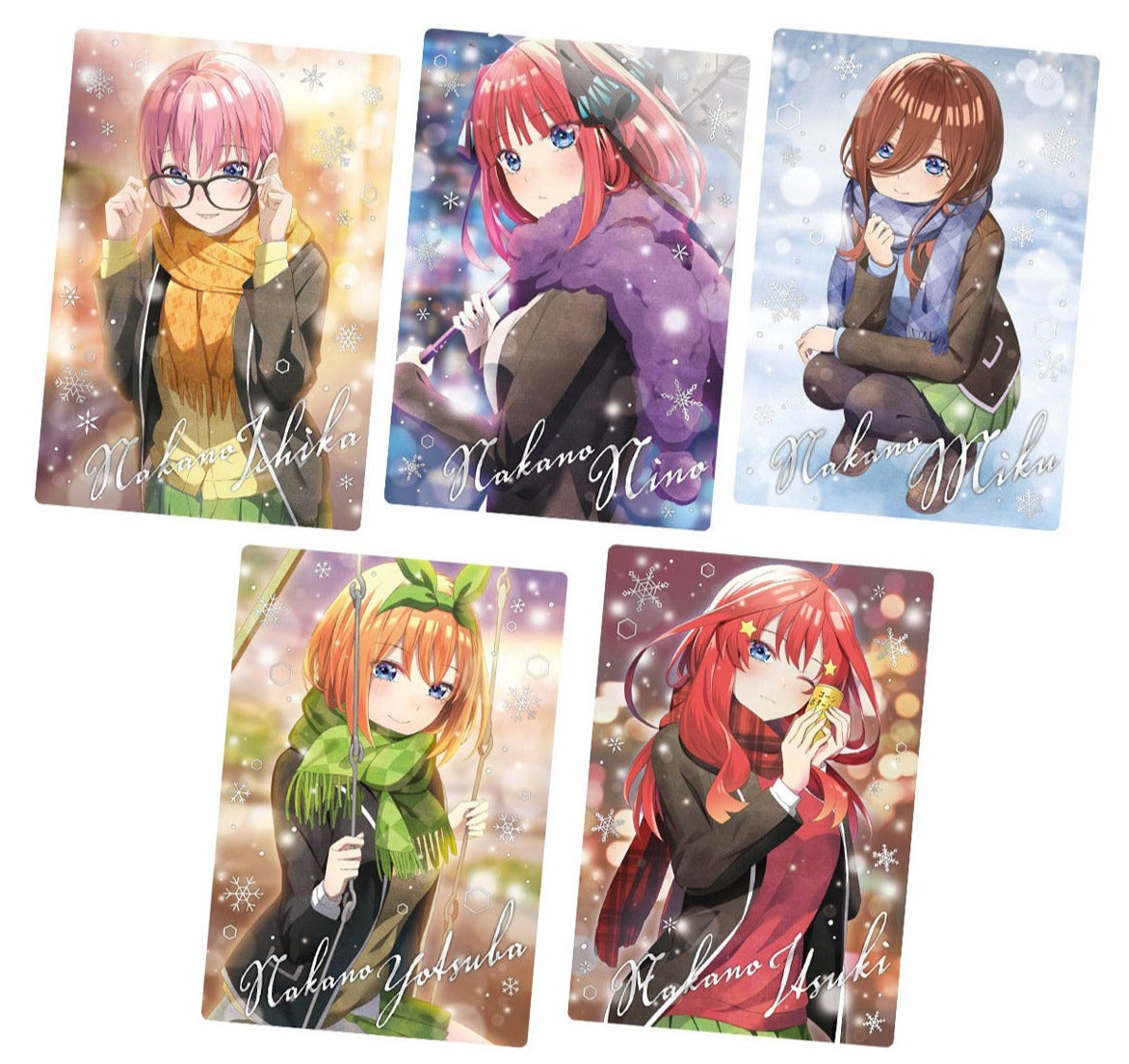 The Quintessential Quintuplets Metallic Card Wafer Vol.2