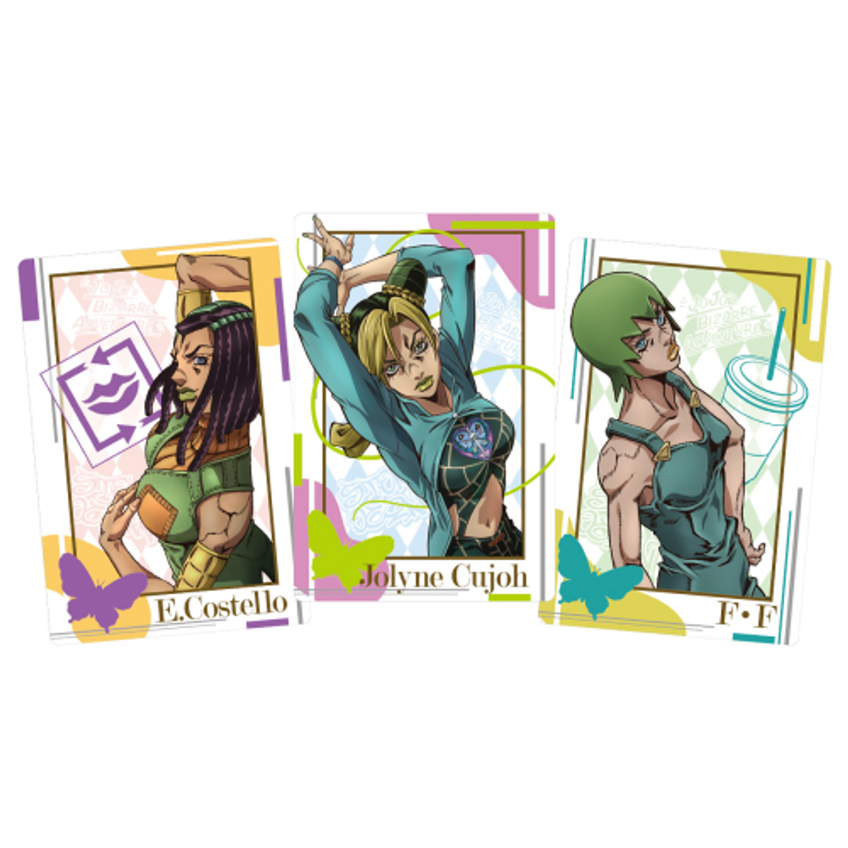 JoJo&#39;s Bizarre Adventure Stone Ocean Character Card Collection Wafer Vol.2