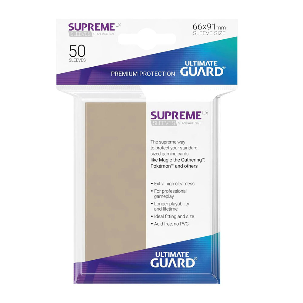 Ultimate Guard Supreme UX Sleeves Standard Size Sand - 50pcs