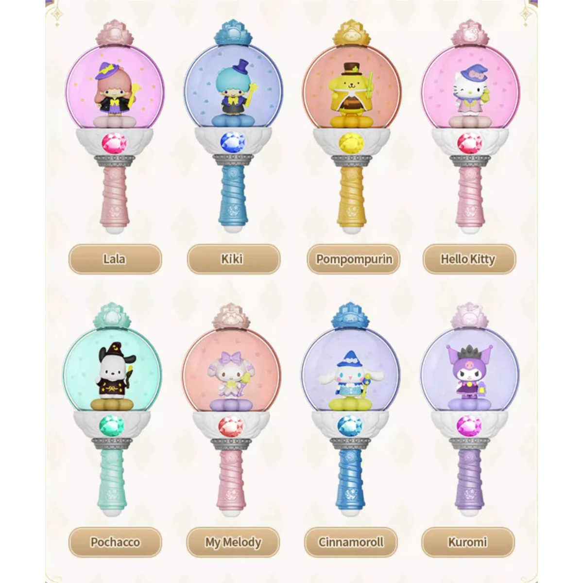 Pop Mart x Sanrio Characters Magic Fairy Wand Series 2-Single Box (Random)-52Toys-Ace Cards &amp; Collectibles