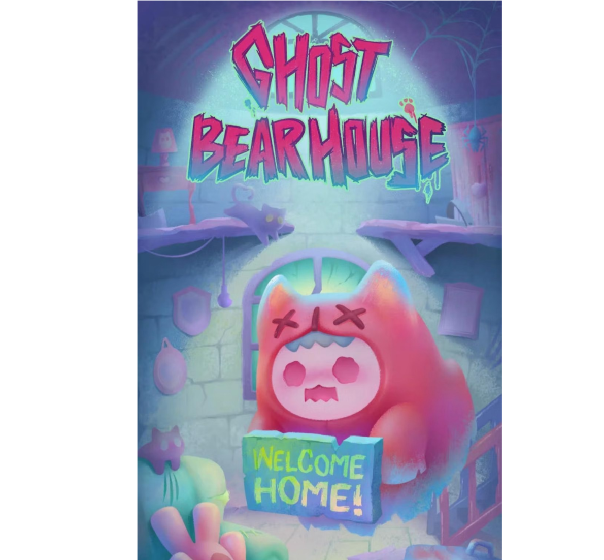 ShinWoo Ghost Bear House Hide and Seek Series-Single Box (Random)-52Toys-Ace Cards & Collectibles