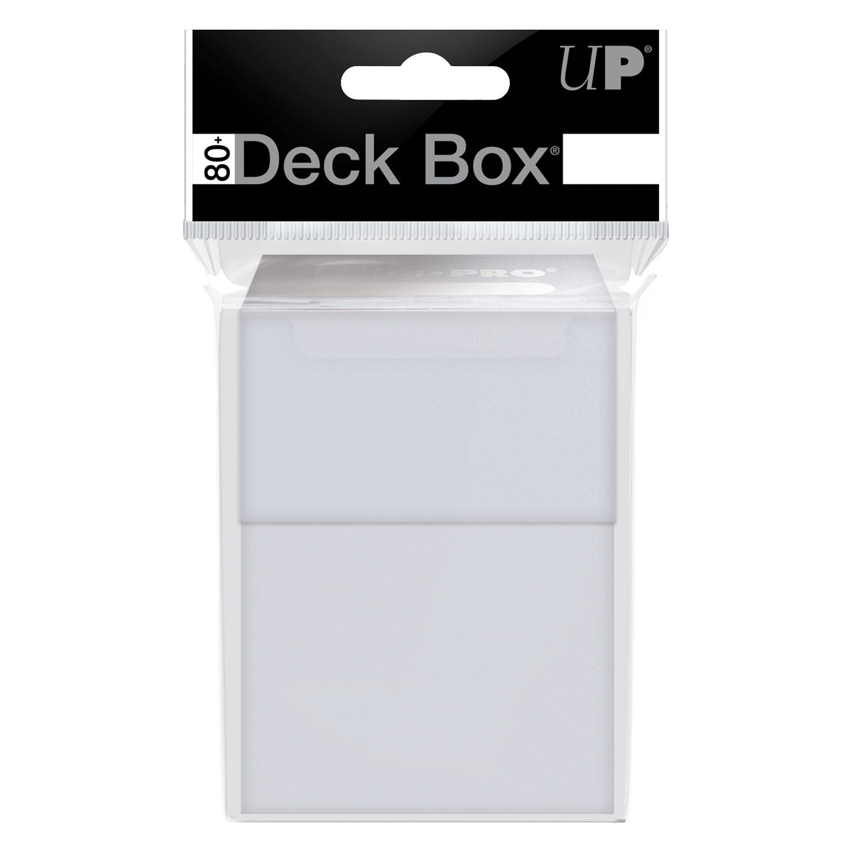 Ultra PRO Deck Box 80+ Solid Colour - Clear