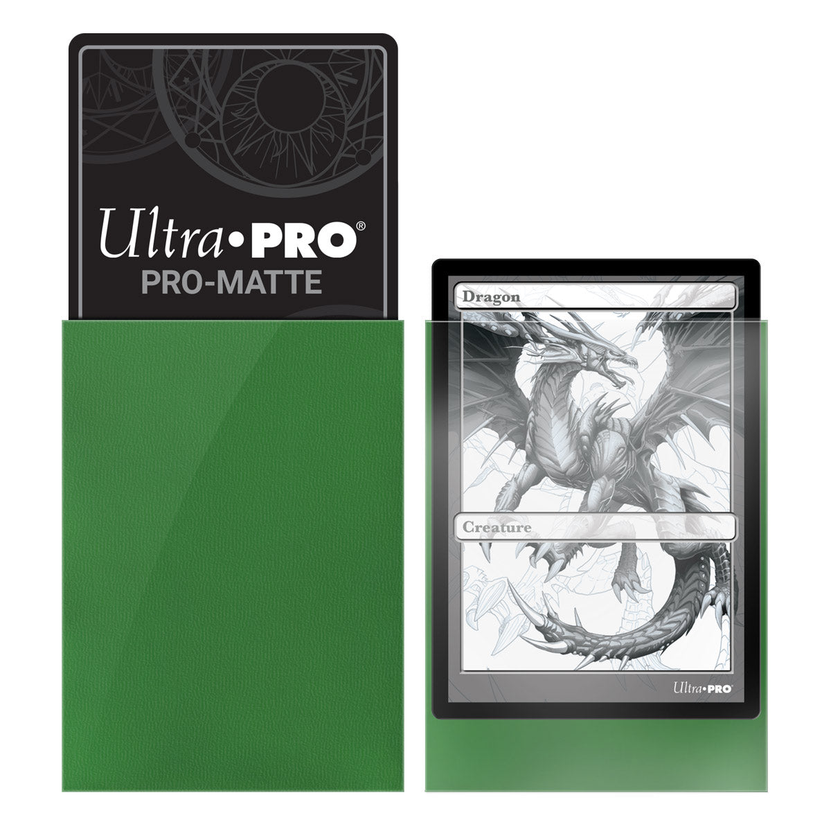 Ultra PRO Card Sleeve Pro-Matte Standard 50ct - Green