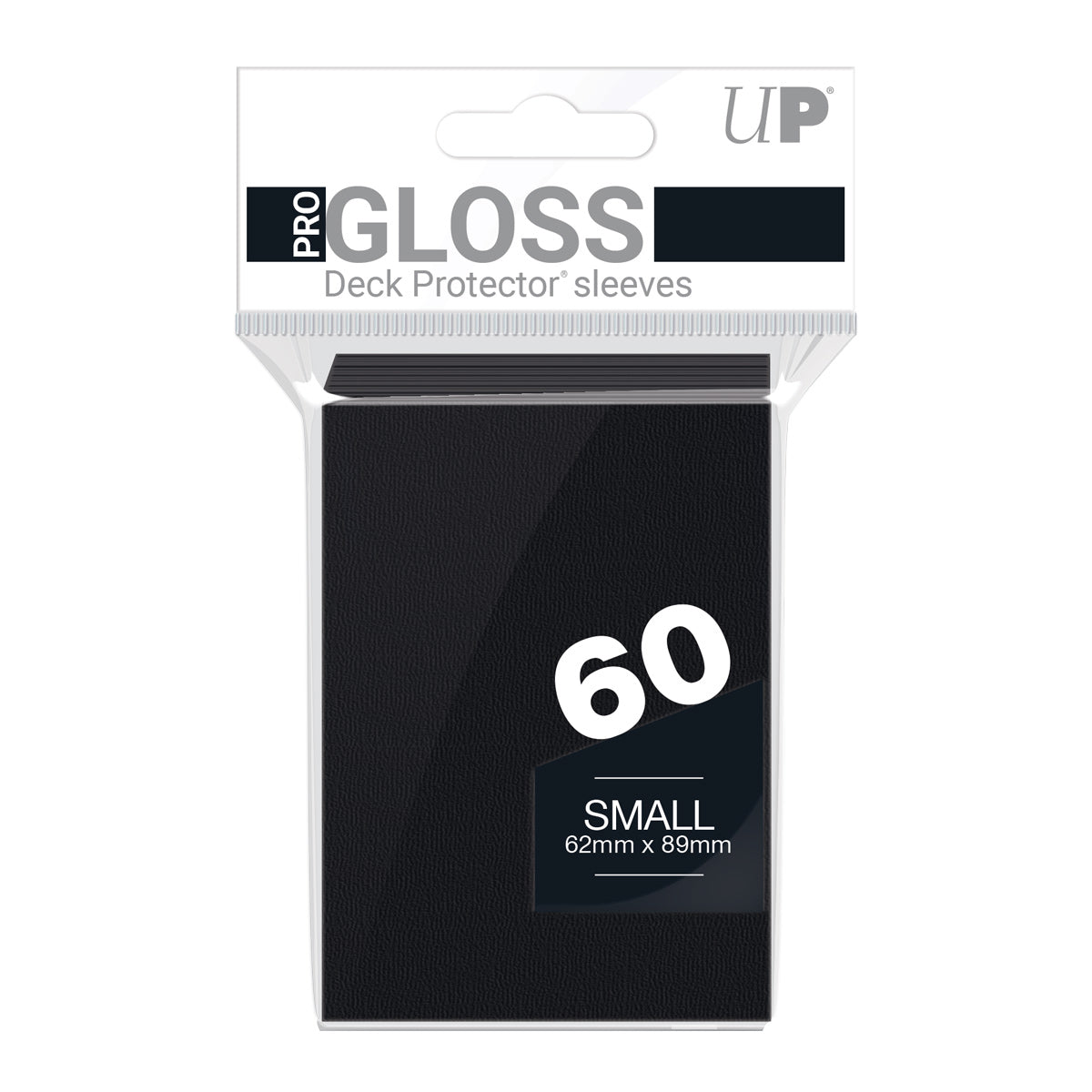 Ultra PRO Card Sleeve Solid Colour Small 60ct - Black