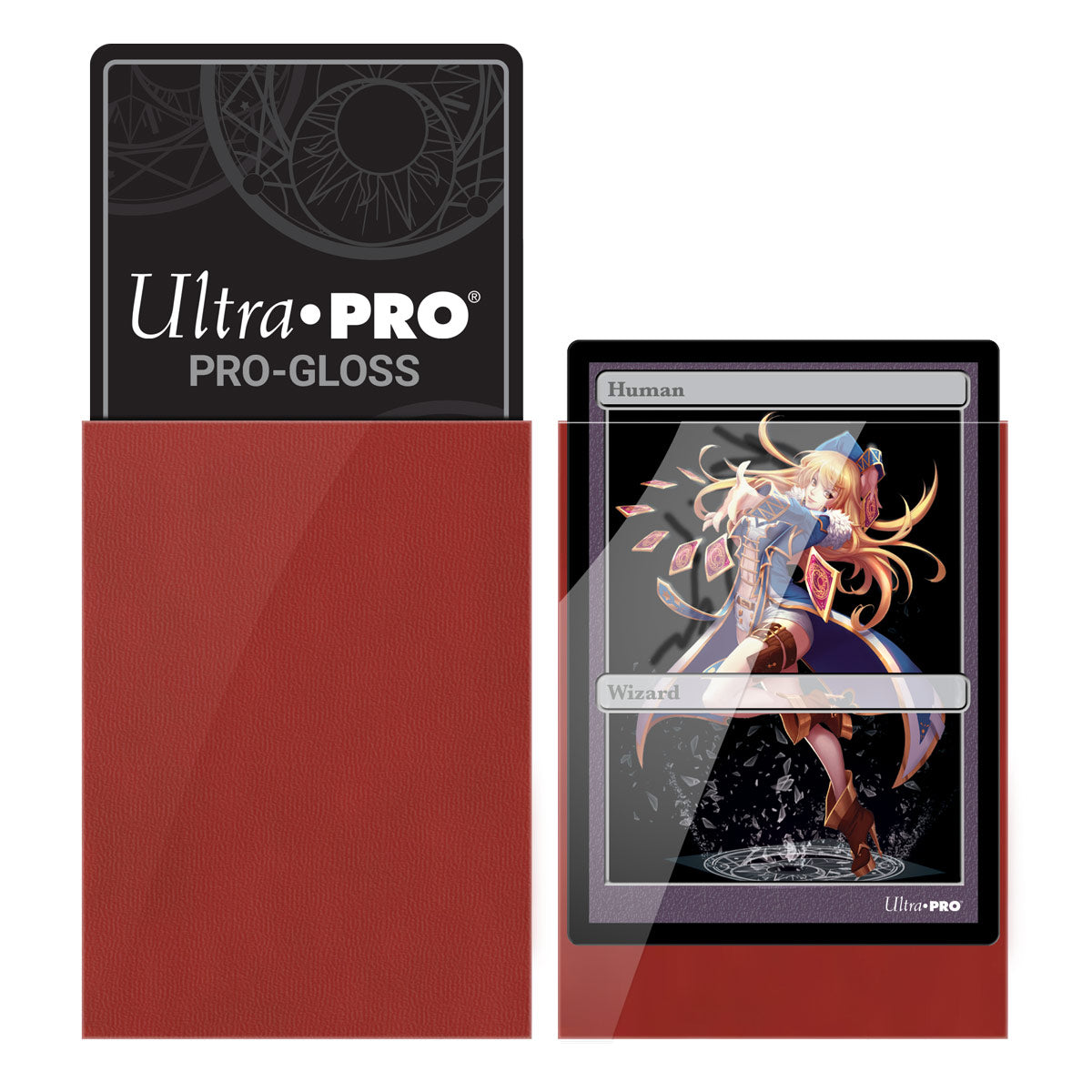 Ultra PRO Card Sleeve Solid Colour Small 60ct - Red