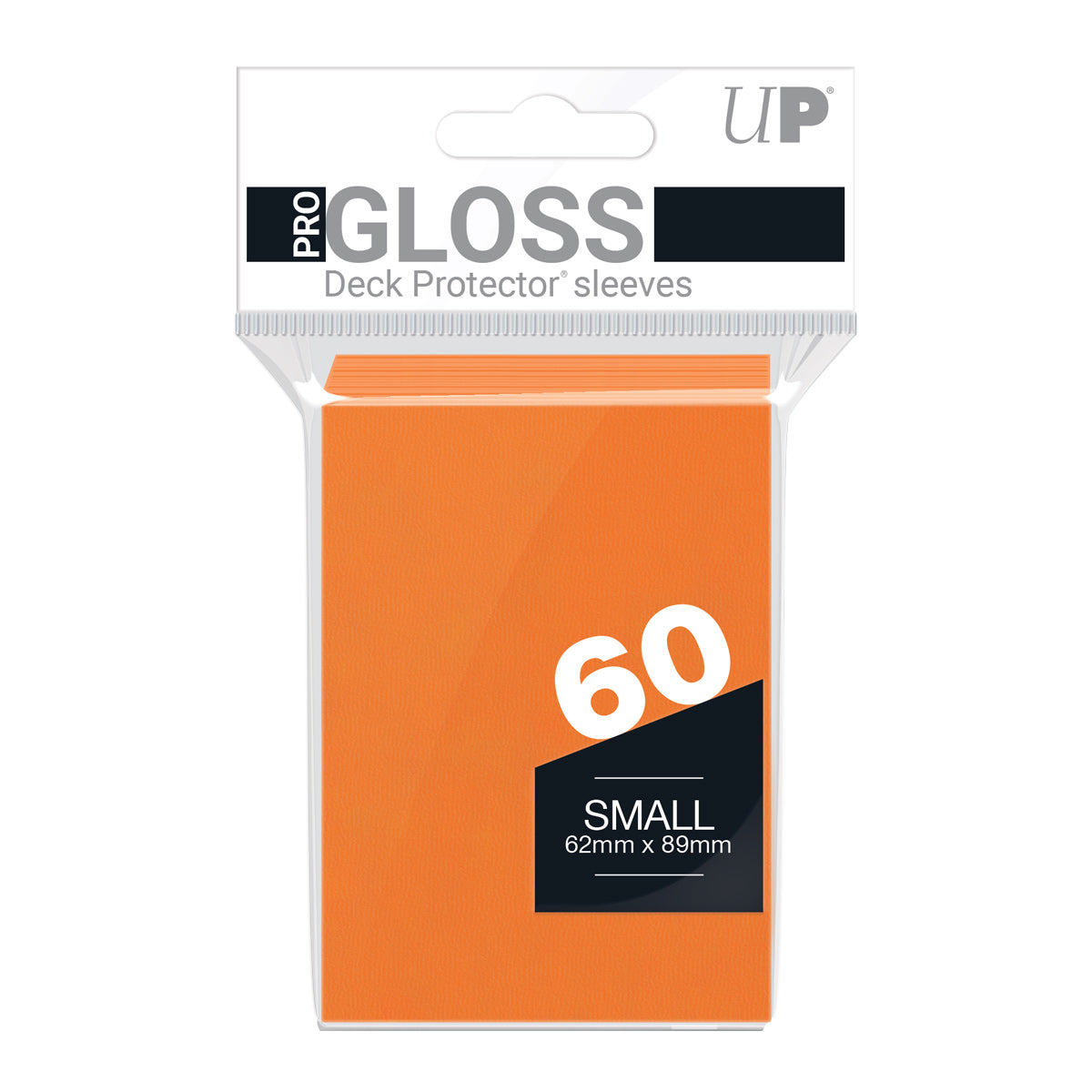 Ultra PRO Card Sleeve Solid Colour Small 60ct - Orange