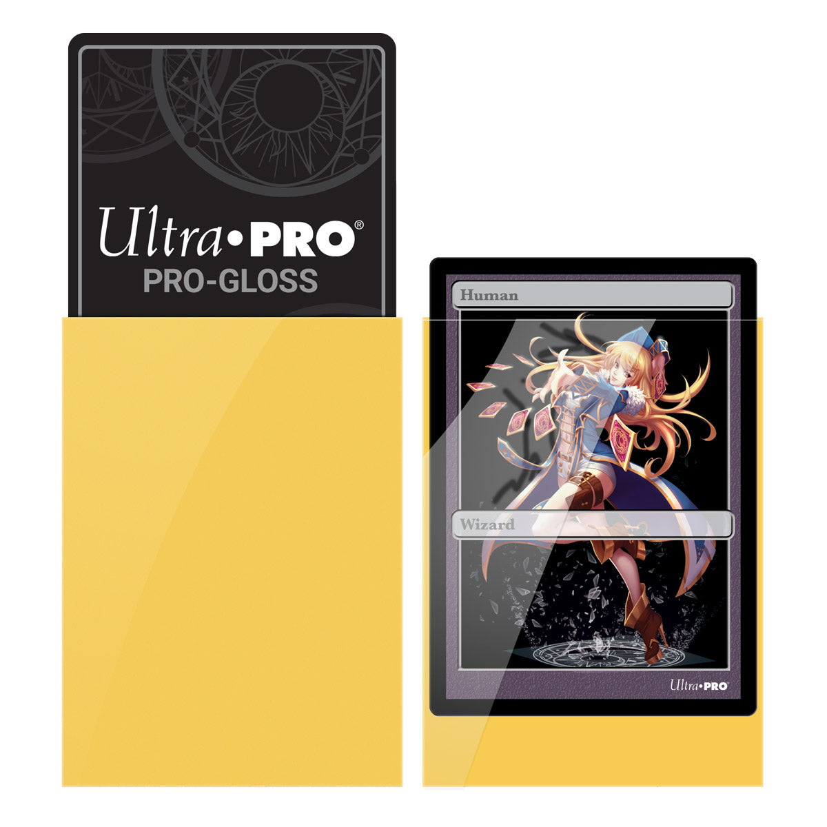 Ultra PRO Card Sleeve Solid Colour Small 60ct - Yellow