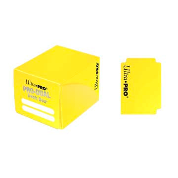 Ultra PRO Deck Box PRO Dual Small 120+ - Yellow