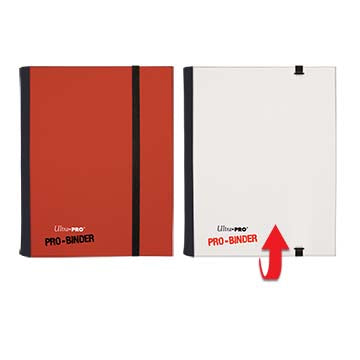 Ultra PRO Album PRO-Binder Flip 4-pocket - Red &amp; White