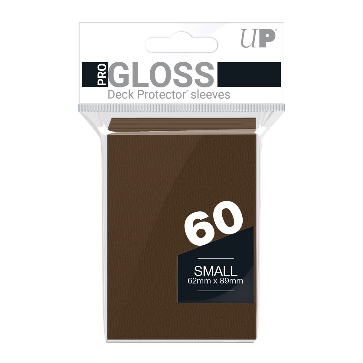 Ultra PRO Card Sleeve Solid Colour Small 60ct - Brown