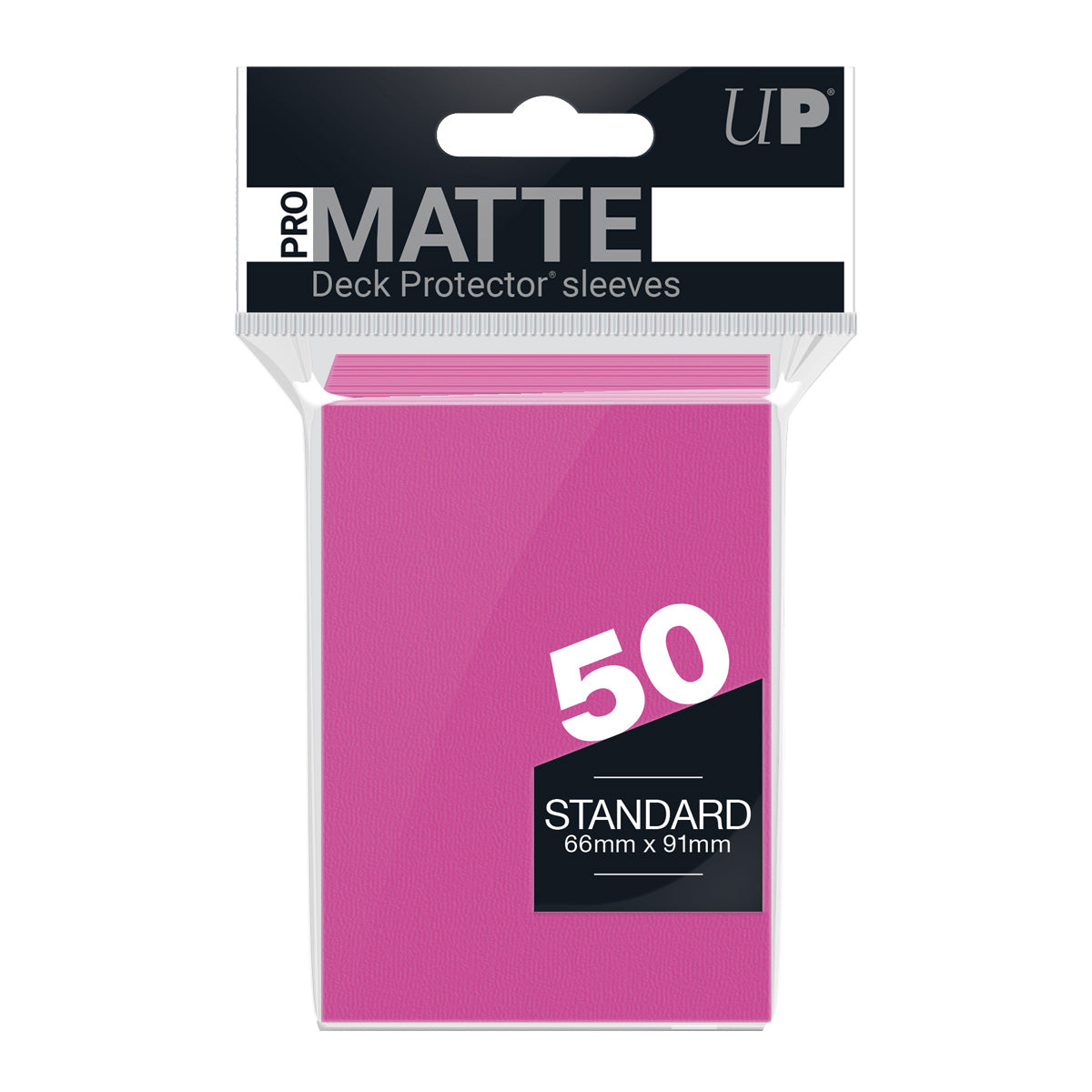 Ultra PRO Card Sleeve Pro-Matte Standard 50ct - Bright Pink