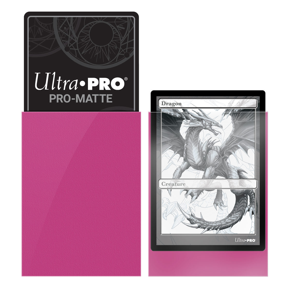 Ultra PRO Card Sleeve Pro-Matte Standard 50ct - Bright Pink