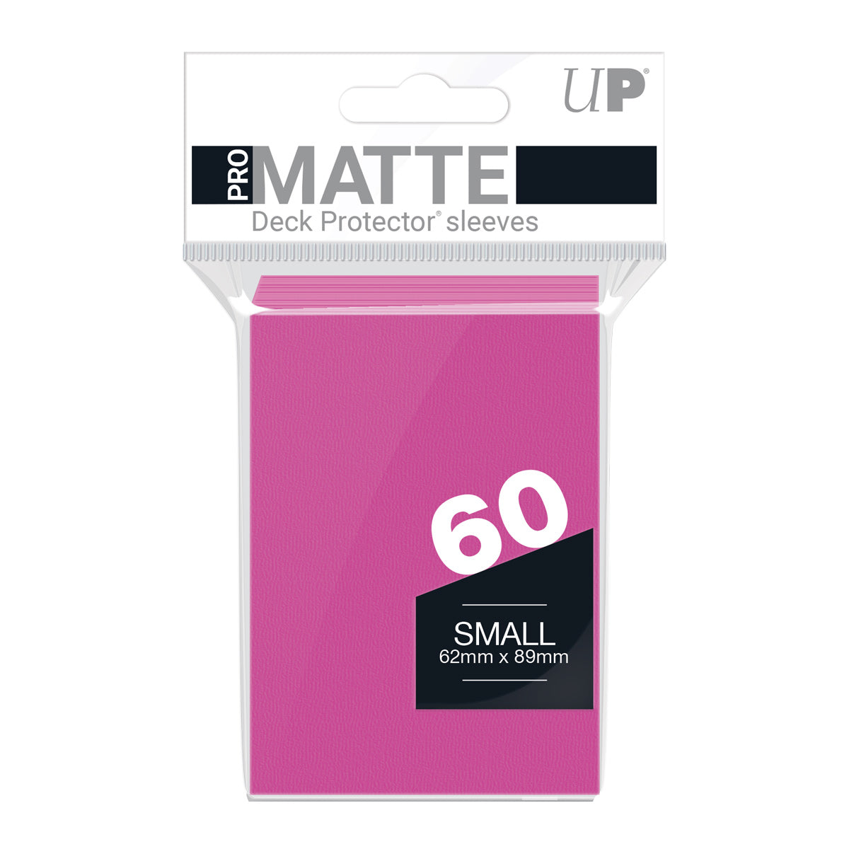 Ultra PRO Card Sleeve Pro-Matte Small 60ct - Bright Pink