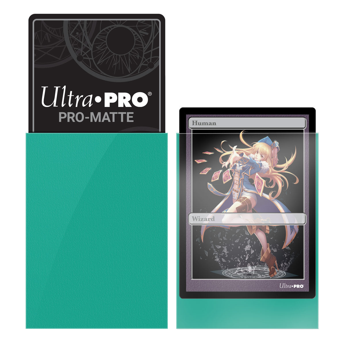Ultra PRO Card Sleeve Pro-Matte Small 60ct - Aqua