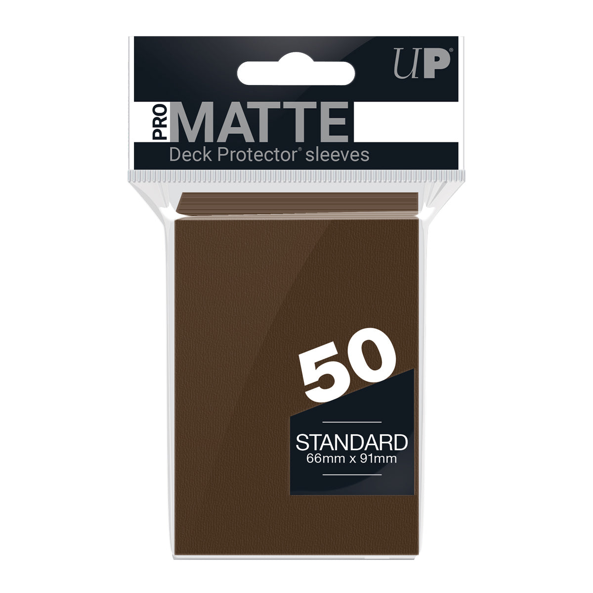 Ultra PRO Card Sleeve Pro-Matte Standard 50ct - Brown