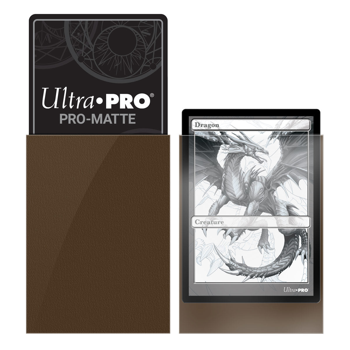 Ultra PRO Card Sleeve Pro-Matte Standard 50ct - Brown