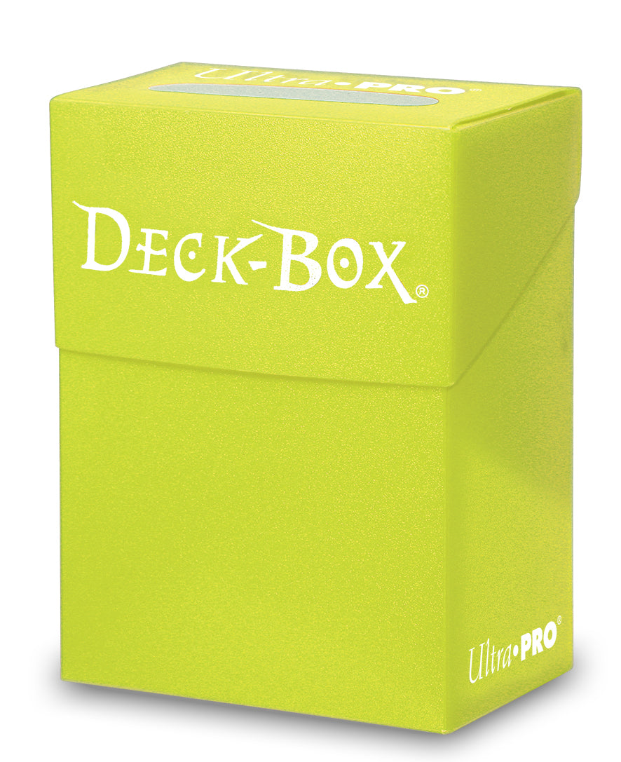 Ultra PRO Deck Box 80+ Solid Colour - Yellow