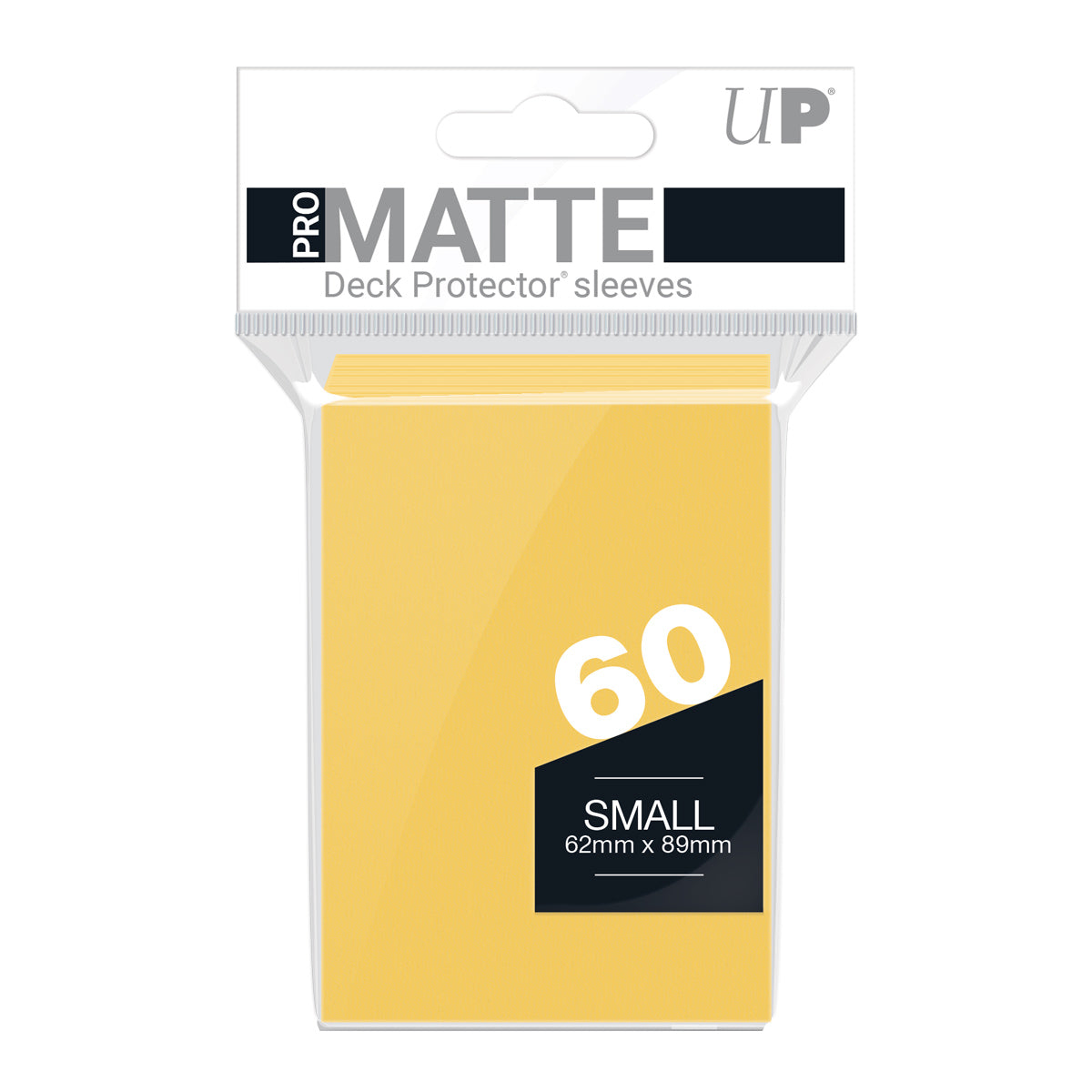 Ultra PRO Card Sleeve Pro-Matte Small 60ct - Yellow