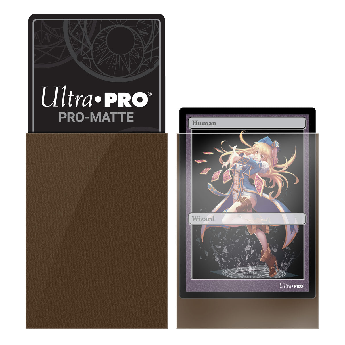 Ultra PRO Card Sleeve Pro-Matte Small 60ct - Brown