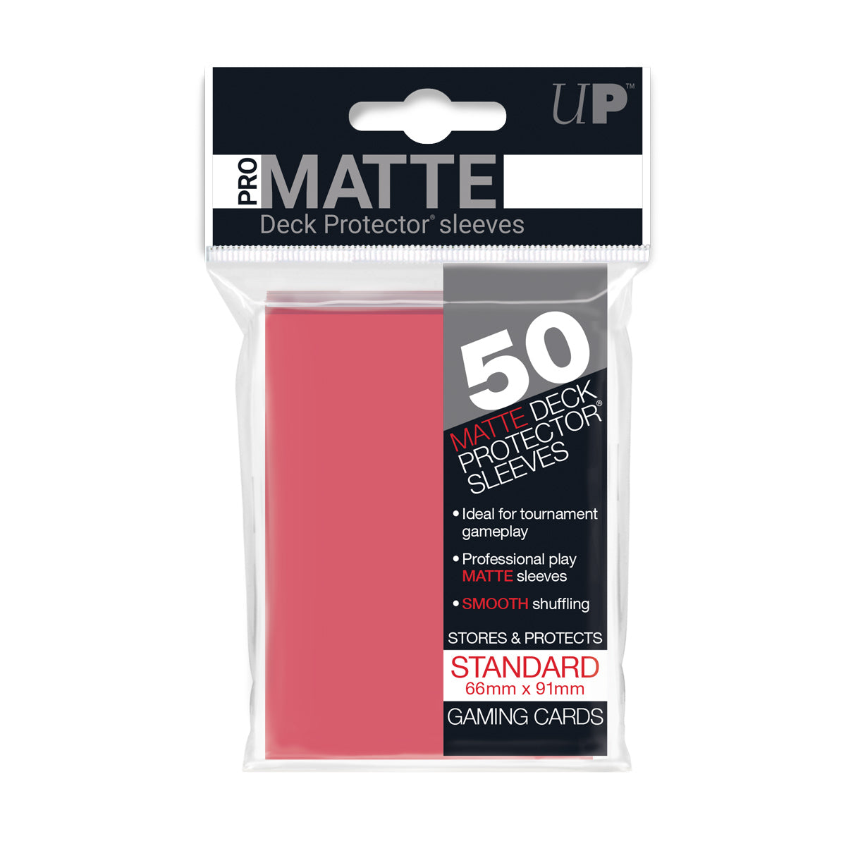 Ultra PRO Card Sleeve Pro-Matte Standard 50ct - Fuchsia