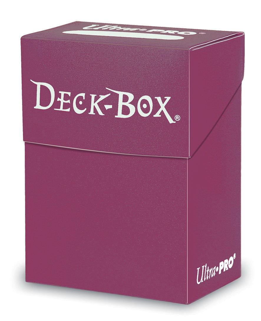 Ultra PRO Deck Box 80+ Solid Colour - Blackberry
