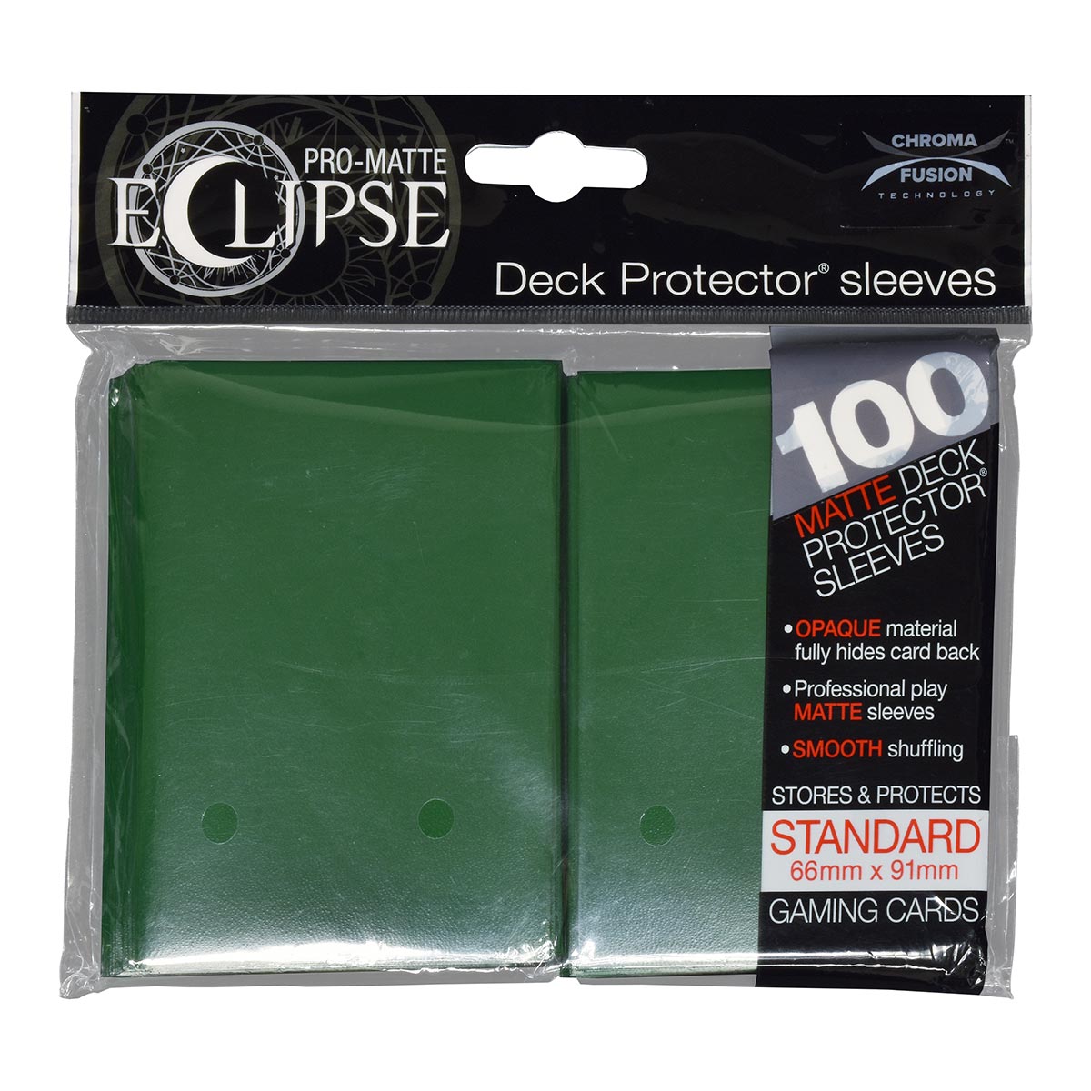 Ultra PRO Card Sleeve Pro-Matte Eclipse Standard 100ct - Forest Green