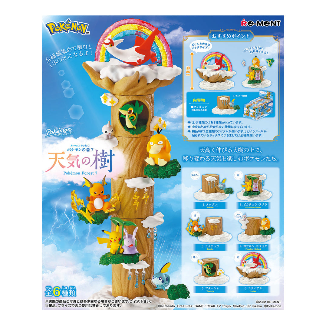 Re-Ment Pokemon Forest 7 Weather Tree