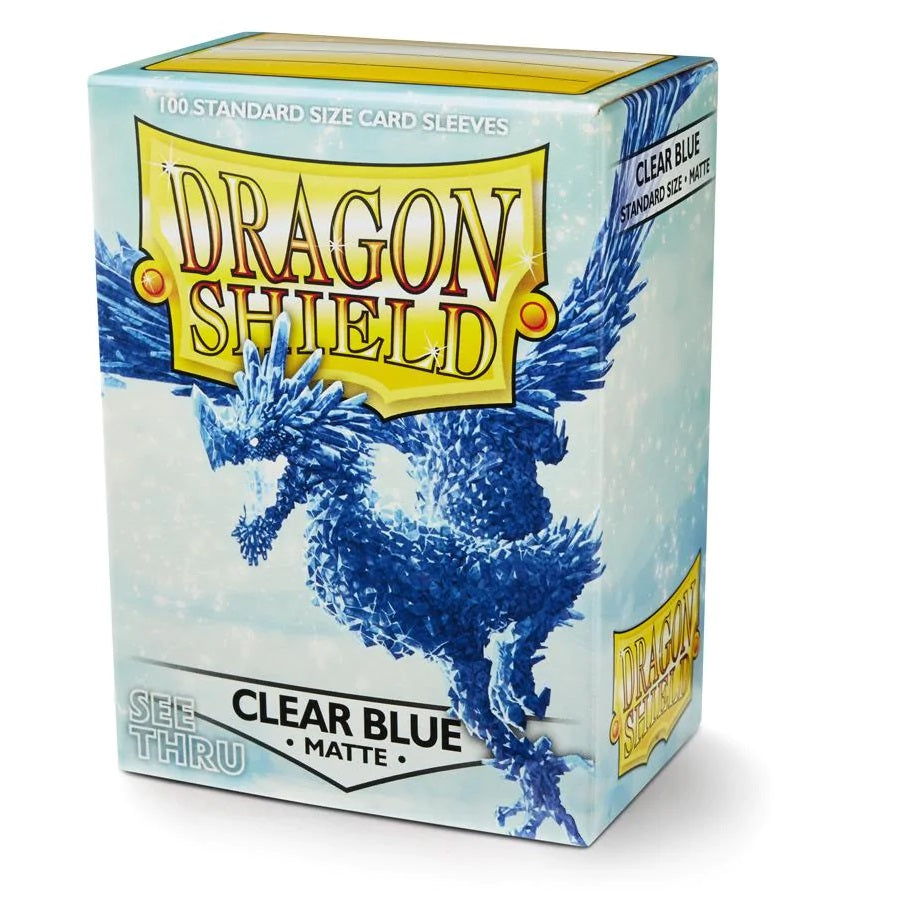 Dragon Shield Sleeve Matte Standard Size 100pcs (Clear Blue)