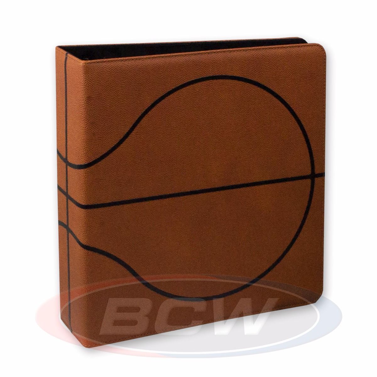 BCW 3 in. Album - Basketball Collectors Album - Premium Brown-BCW Supplies-Ace Cards &amp; Collectibles
