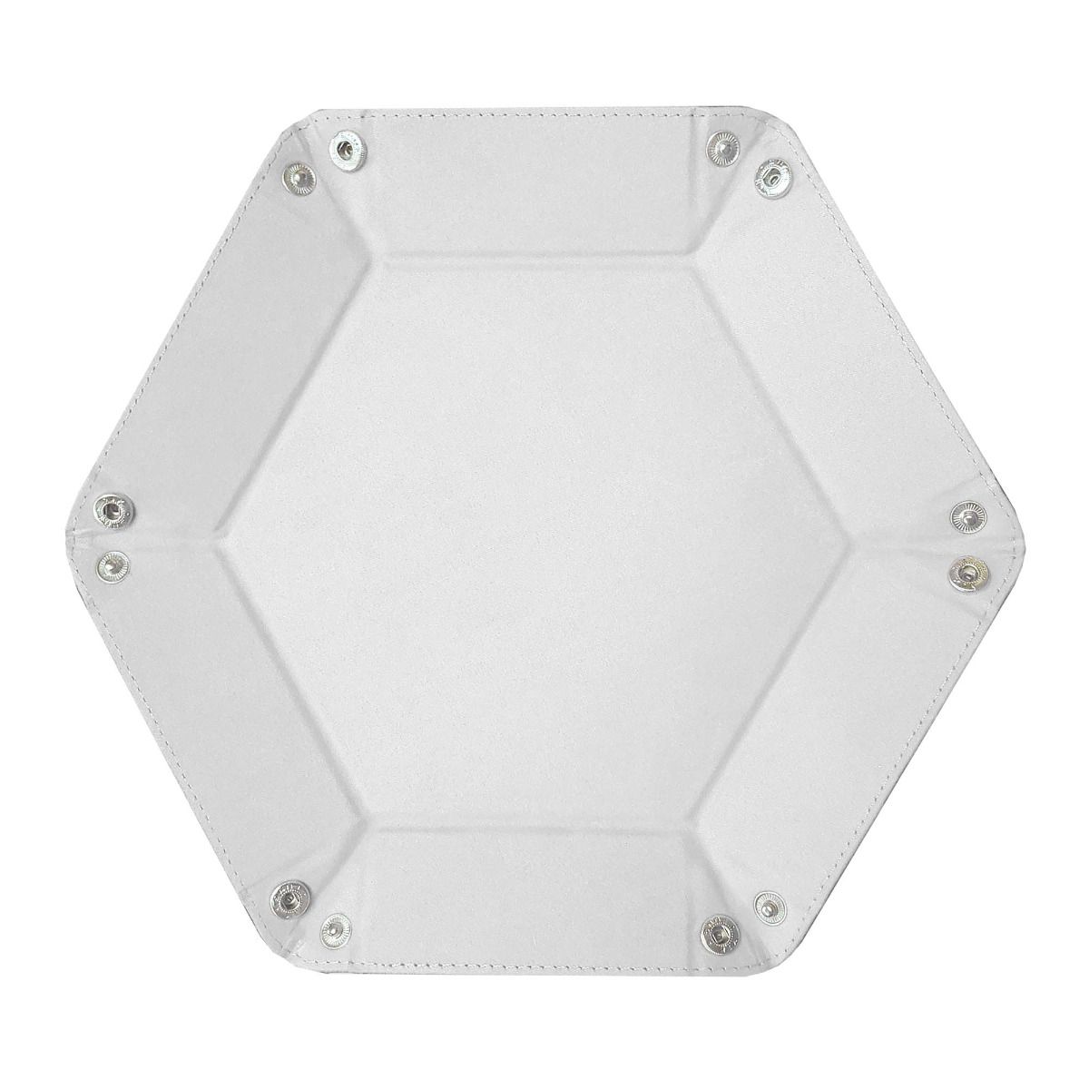 BCW Hexagon Dice Tray- White-BCW Supplies-Ace Cards &amp; Collectibles
