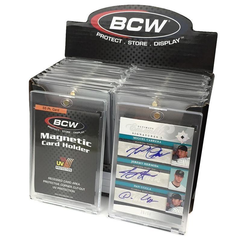 BCW Magnetic Card Holder - 55 PT-Whole Display Box (18pcs)-BCW Supplies-Ace Cards &amp; Collectibles