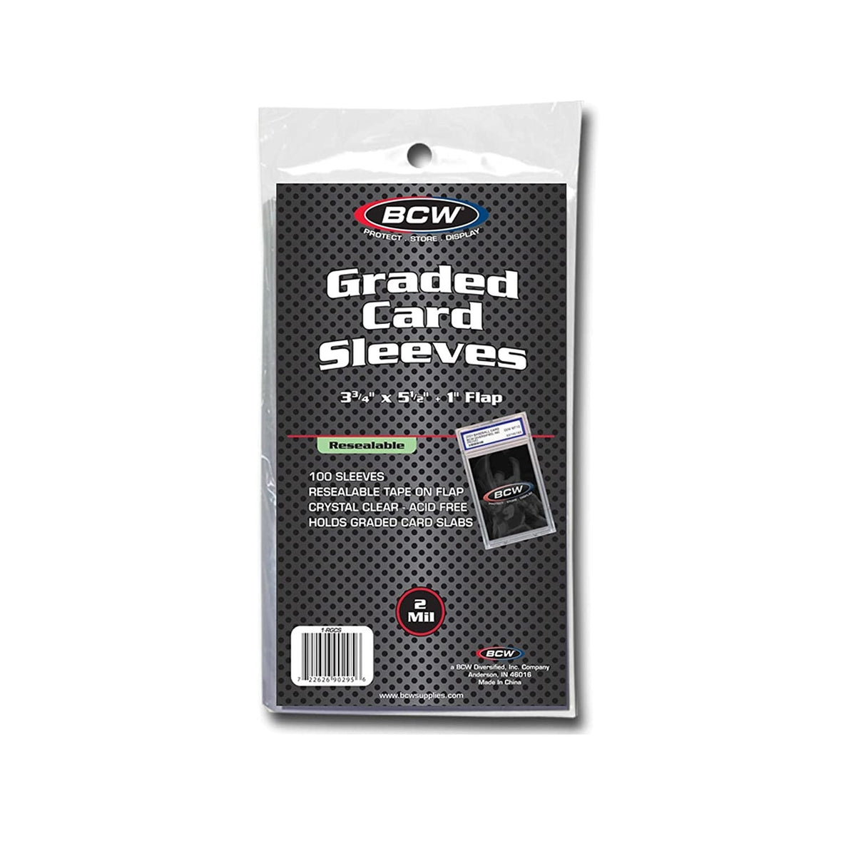BCW Resealable Graded Card Sleeves
