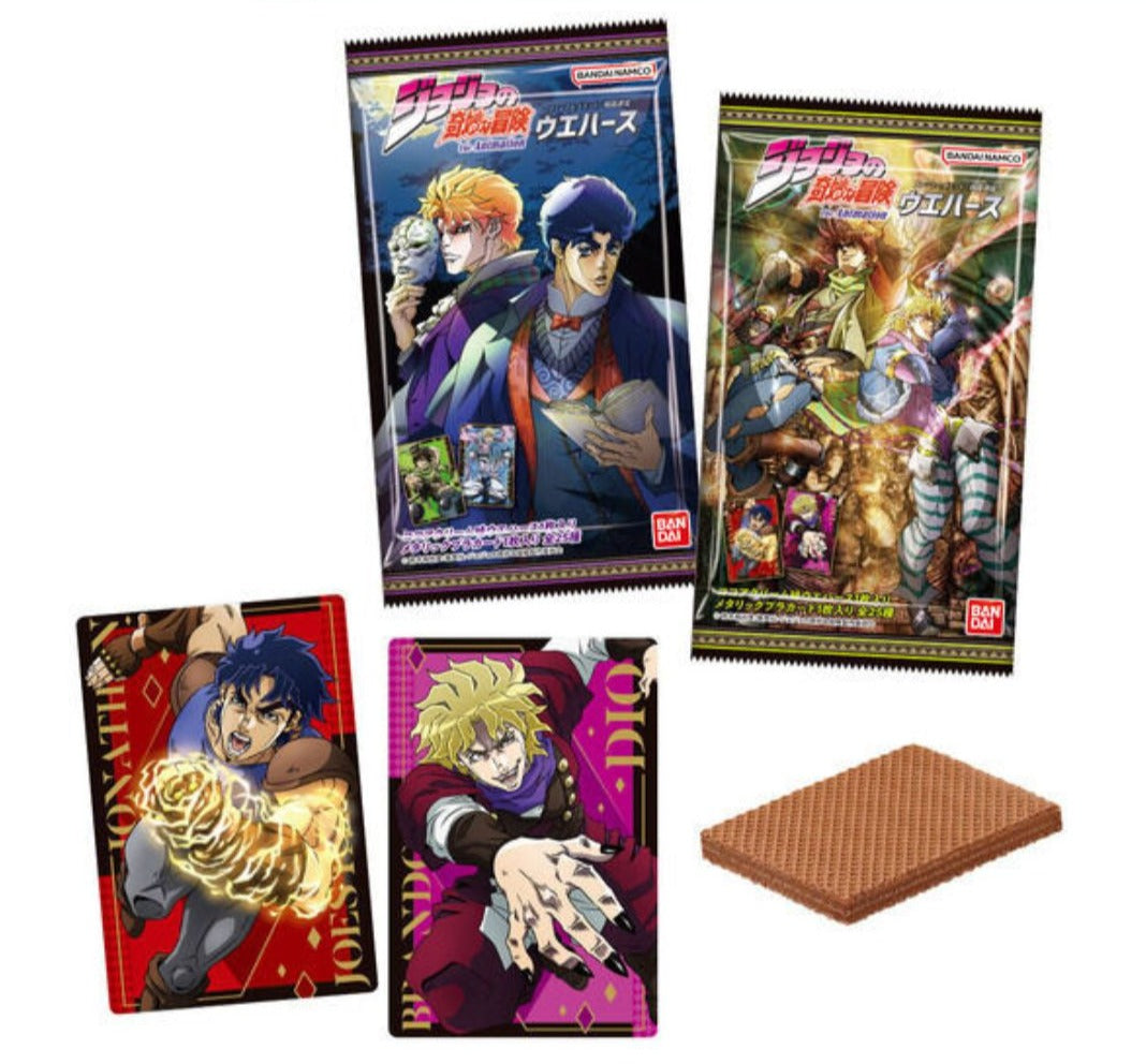 JoJo's Bizarre Adventure Adventure Phantom Blood / Battle Tendency Wafer-Single Pack (Random)-Bandai-Ace Cards & Collectibles