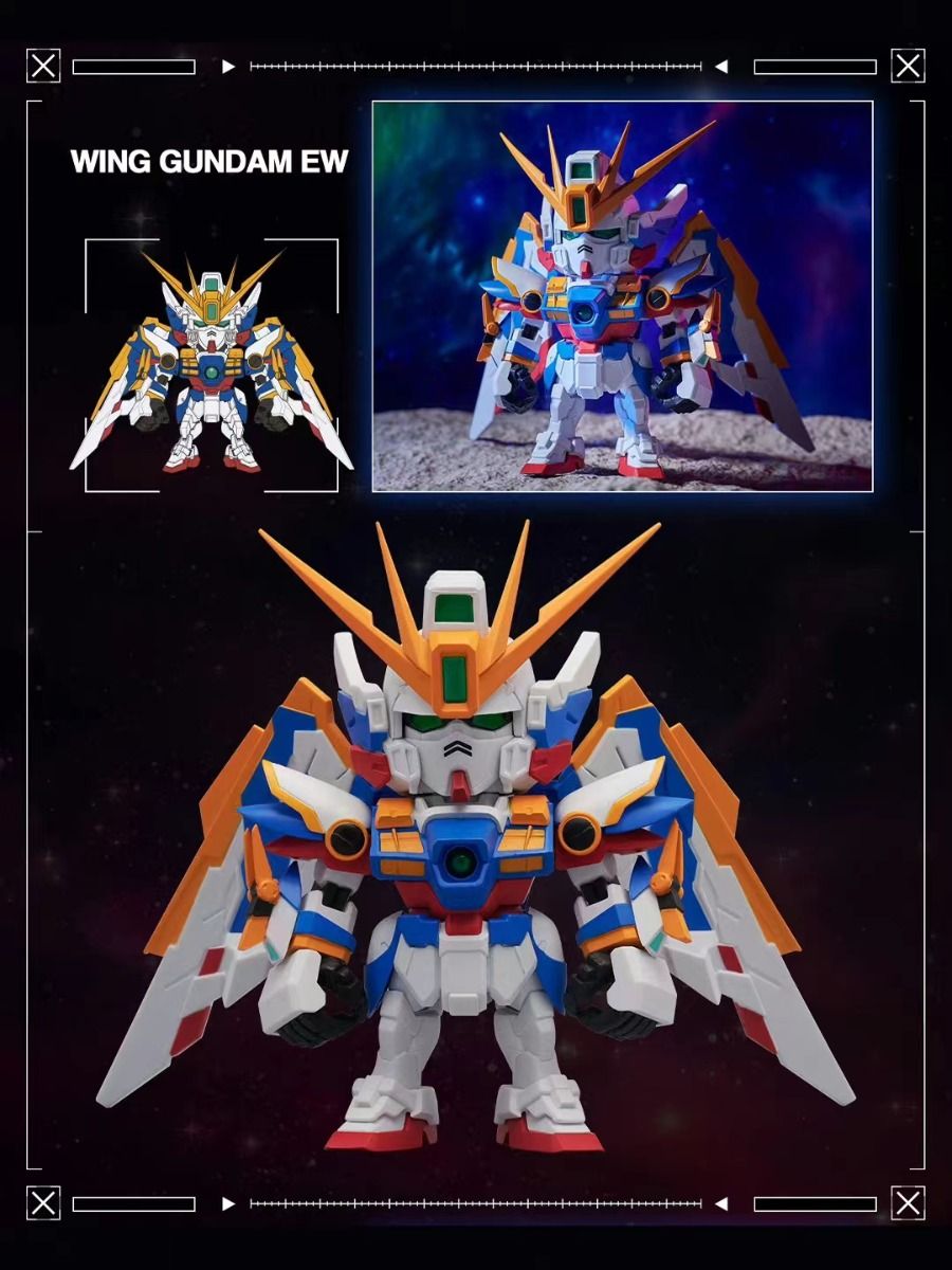 GUNDAM XXXG-00W0 Wing Gundam Zero EW QMSV Mini-Single Box (Random)-Bandai Namco-Ace Cards &amp; Collectibles