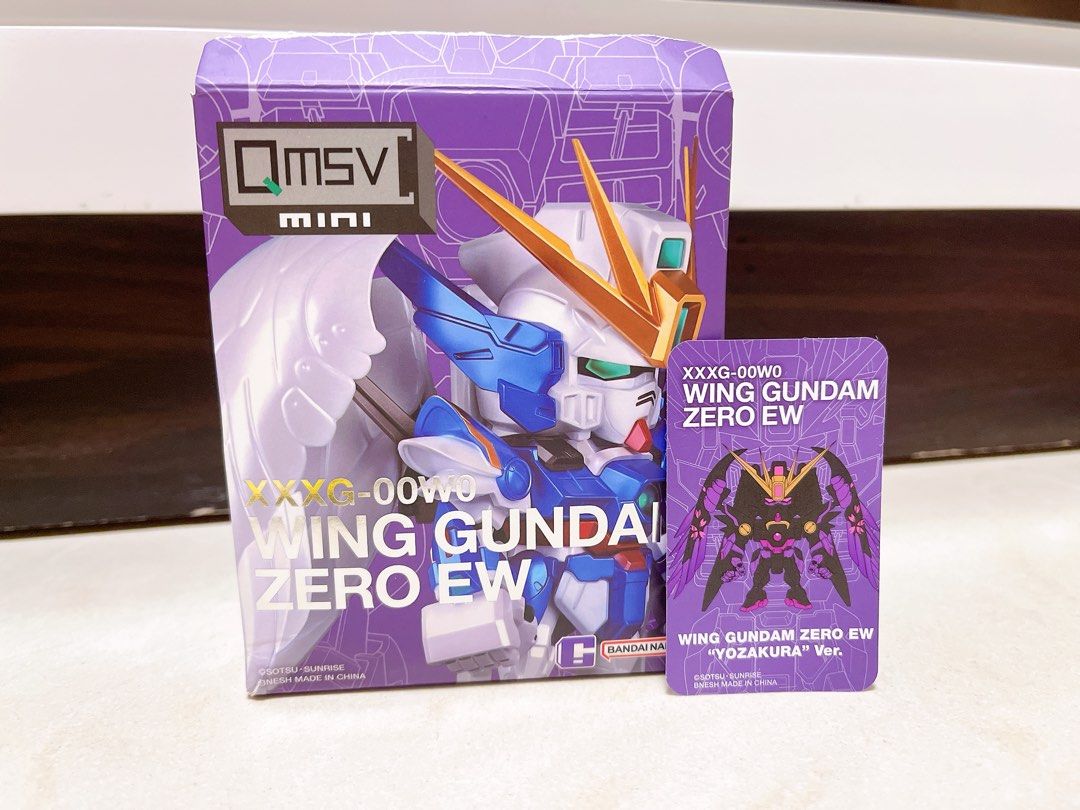 GUNDAM XXXG-00W0 Wing Gundam Zero EW QMSV Mini-Single Box (Random)-Bandai Namco-Ace Cards &amp; Collectibles