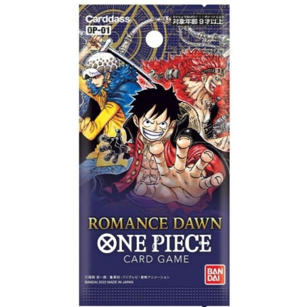 One Piece Card Game Romance Dawn Booster [OP-01] (Japanese)-Single Pack (Random)-Bandai-Ace Cards &amp; Collectibles