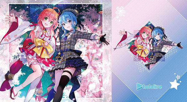 Hololive Playmat Collection V2 Vol. 519 &quot;Under the Starry Sky with Dancing Cherry Blossoms miComet&quot;