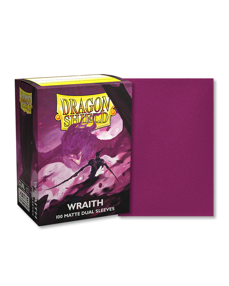 Dragon Shield Sleeve Dual Matte Standard Size 100pcs  - Wraith