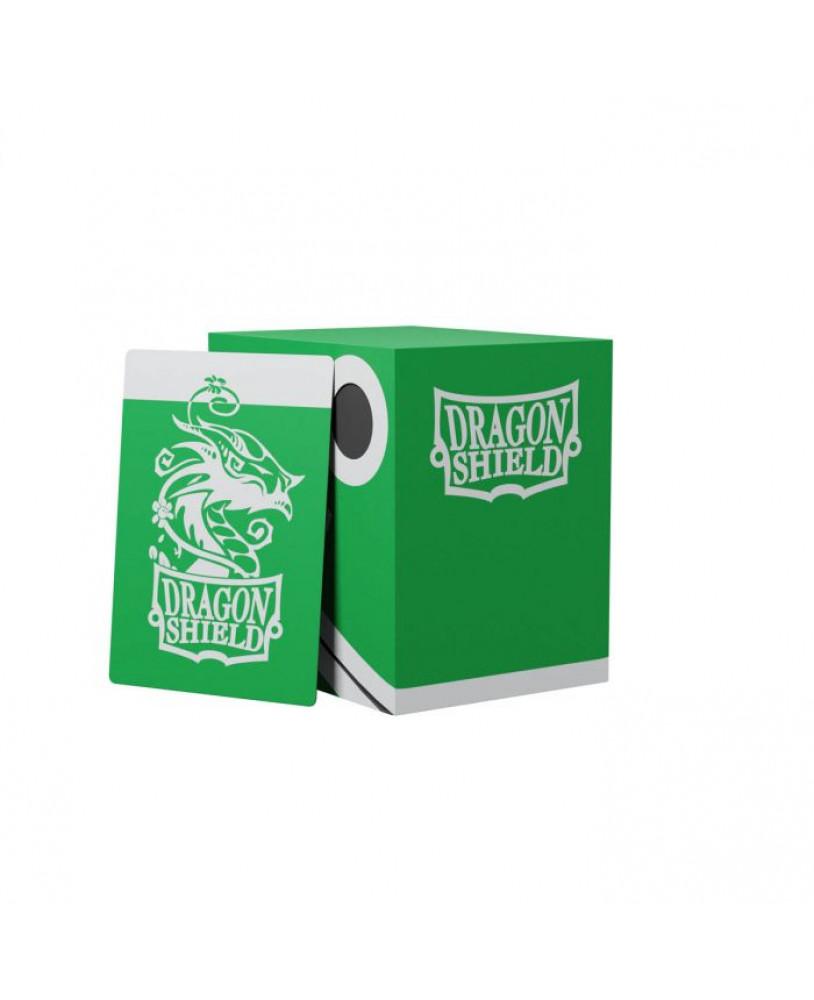 Dragon Shield Deck Box 100+ Double Shell-Green &amp; Black-Dragon Shield-Ace Cards &amp; Collectibles