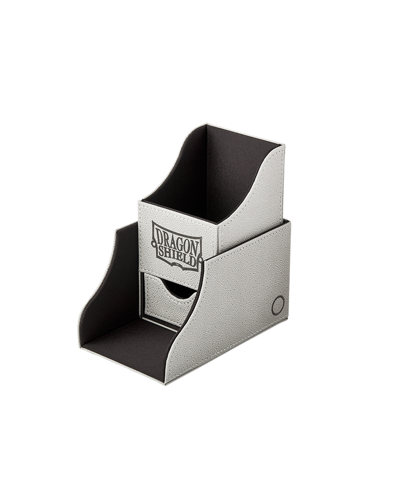 Dragon Shield Deck Box Nest+ 100 - Light Grey/Black-Dragon Shield-Ace Cards &amp; Collectibles