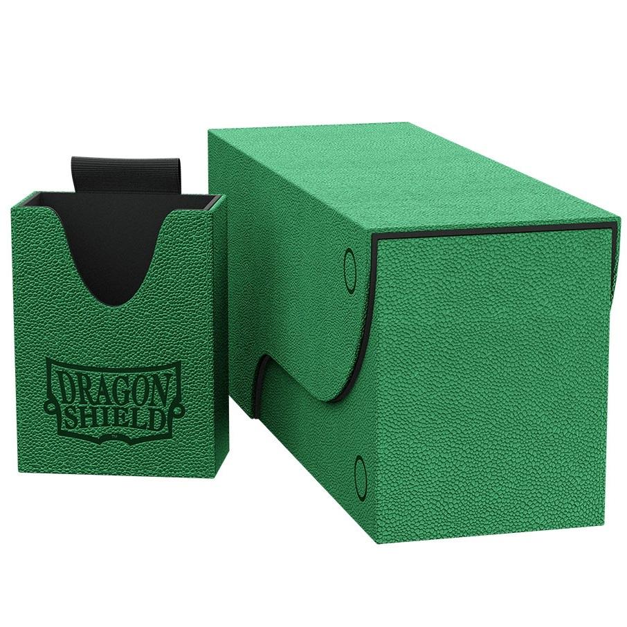 Dragon Shield Deck Box Nest+ 300-Green/Black-Dragon Shield-Ace Cards &amp; Collectibles