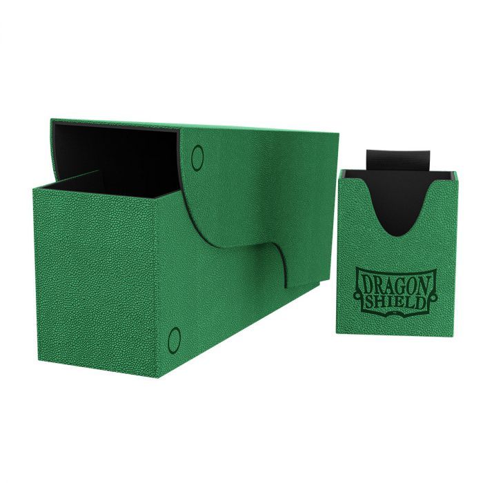 Dragon Shield Deck Box Nest+ 300-Green/Black-Dragon Shield-Ace Cards &amp; Collectibles