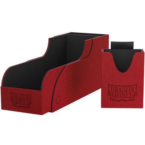 Dragon Shield Deck Box Nest+ 300-Red/Black-Dragon Shield-Ace Cards & Collectibles