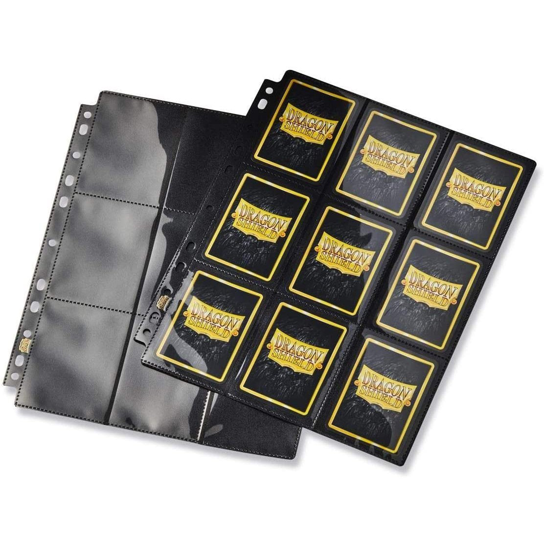 Dragon Shield Side-Loading Pages 18-Pocket for Card Album / Binder (Ultra Clear)-Loose Page (1pcs)-Dragon Shield-Ace Cards &amp; Collectibles