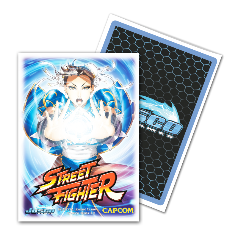 Dragon Shield Sleeve Art Classic Street Fighter Standard Size 100pcs - Chun-Li-Dragon Shield-Ace Cards & Collectibles
