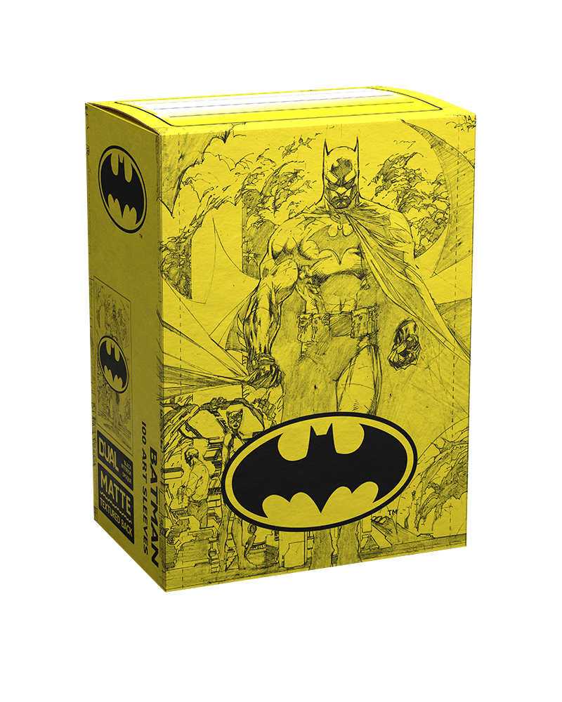 Dragon Shield Sleeve Art Matte Dual Standard Size 100pcs - Batman Core-Dragon Shield-Ace Cards &amp; Collectibles